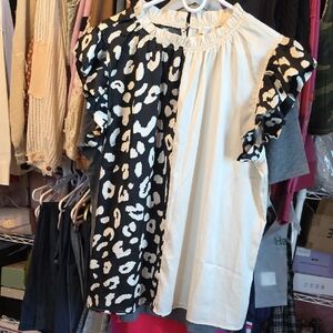 Stylish Black and White Kids Dress